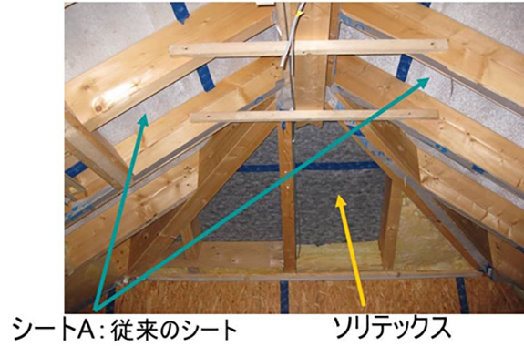 現場での実験　Versuch auf Baustelle